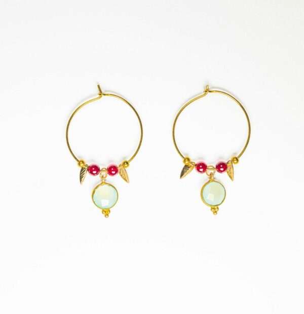 boucles d'oreilles Mademoiselle Pierre de Lune